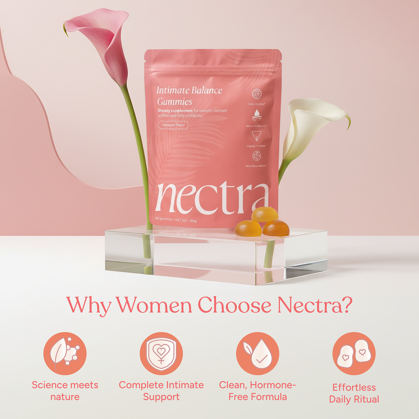 Nectra - Intimate Balance Gummies